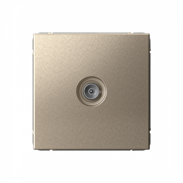 ARTGALLERY TV ТВ розетка проходная 4DB, механизм, шампань