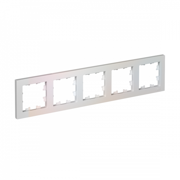 Рамка пятипостовая ATLASDESIGN универсальная жемчуг