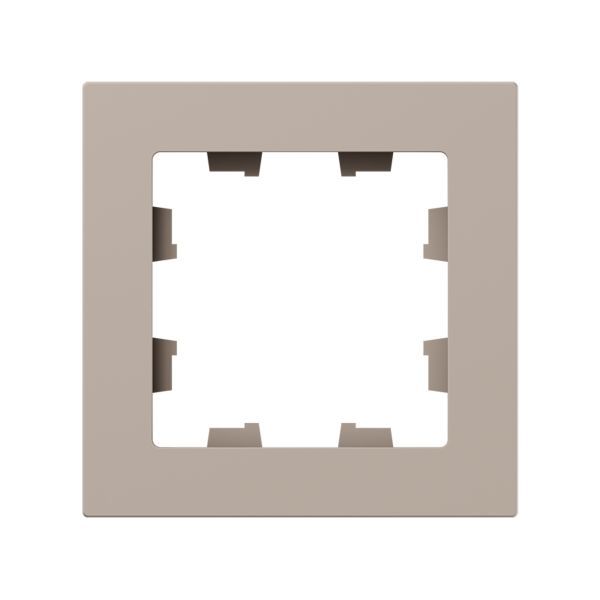 Рамка 1-местная крем.  пластик Эпика EKF