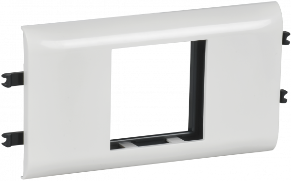 DLP Рамка и суппорт на 2 модуля для кабель-каналов с шириной крышки 65мм белая