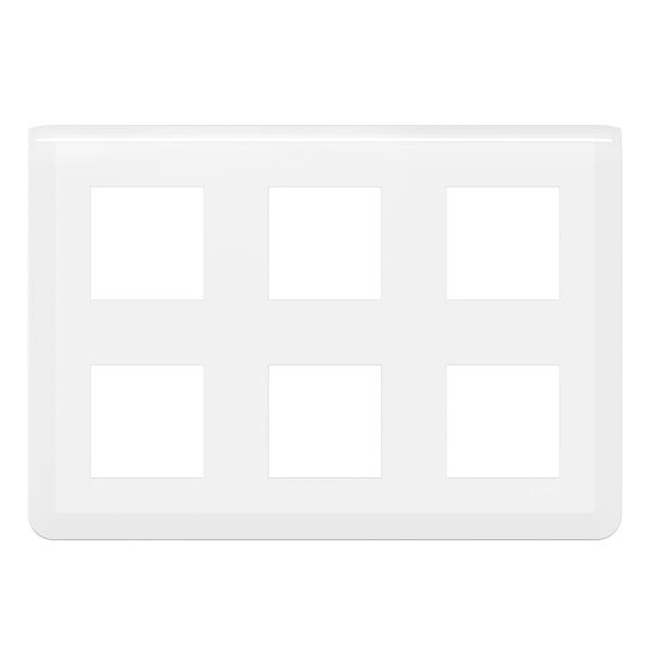 Рамка Mosaic 2x3x2 модуля - белая