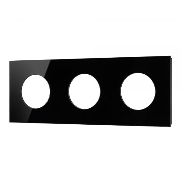 Рамка стеклянная FRM-GLARE-GC-3-BK