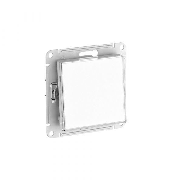 ATLASDESIGN ART 1-клавишный ВЫКЛЮЧАТЕЛЬ, сх.1, 10АХ, быстрозажимные клеммы, БЕЛЫЙ