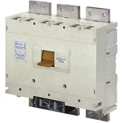 Выключатель автоматический ВА53-43 331850-00УХЛ3 1600 А, 690 В