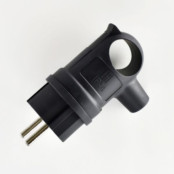 Вилка с ручкой 2P+PE 1х16 А 240 В каучук