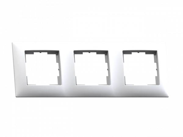 Мария Рамка трехместная МРФИ11.12.00.00, белый