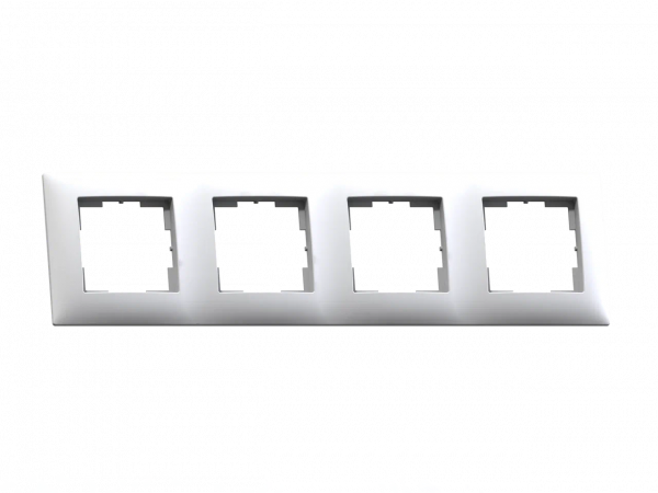 Мария Рамка четырехместная МРФИ11.13.00.00, белый