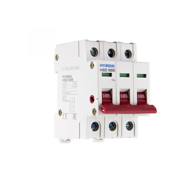 Выключатель нагрузки HSD100S 3PDSS0000C 00125 3 полюса 125А (STANDARD)