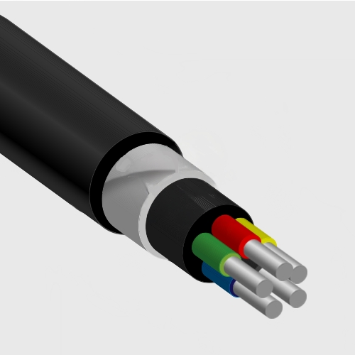 Кабель силовой АВБШв 5х25ок(N,PE)-0,66 ВНИИКП