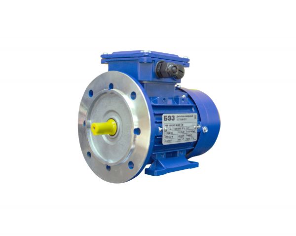 Электродвигатель трехфазный АИР 63A6 Ал IM2081 0,18 кВт/1000 об/мин, алюминий корпус