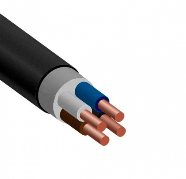 Кабель силовой ВВГнг(А)-LS 4х6ок(N)-0,660         однопроволочный