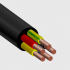 Кабель силовой ВВГнг(А)-FRLS 5х25 (N,PE)-1 многопроволочный