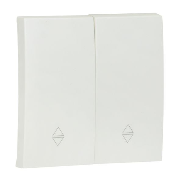 Валенсия лицевая панель выключателя 2-кл. проходного 10А жемчуг