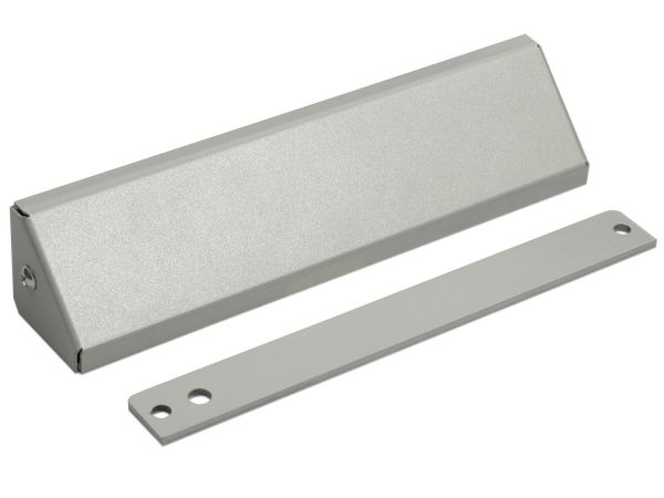 Комплект монтажа для крепления замка AL-400 с декоративным кожухом и планкой М400, цвет серый