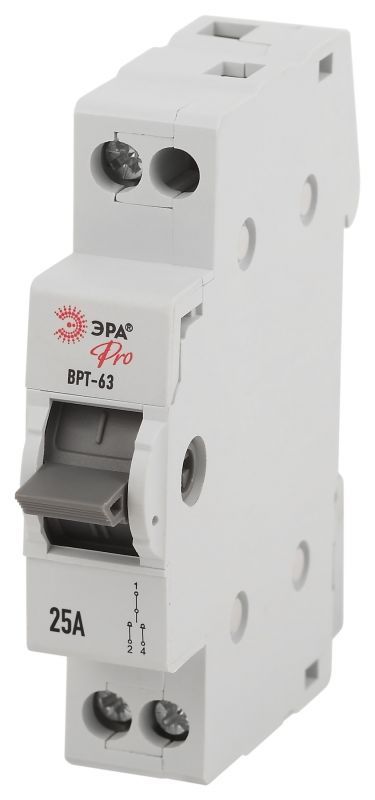 Выключатель-разъединитель трехпозиционный ВНТ-63 PRO V RT 63-1-25 1Р 25А
