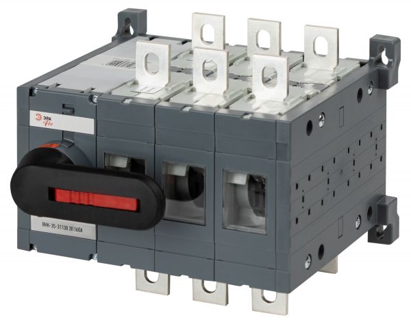 Выключатель-разъединитель ВНК-35-31130 PRO mvr30-3-160E 3П 160А на 2 направления с фронтальной рукояткой управления