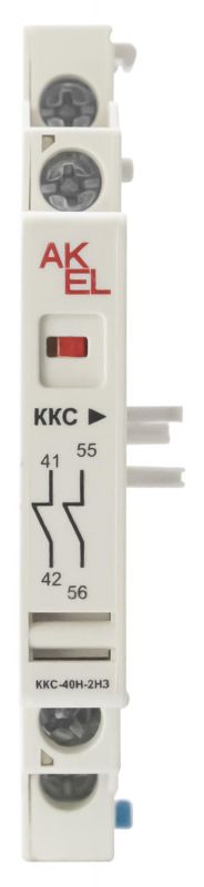 Контакт дополнительный выключателя защиты двигателя ВА47 ММС ККС, 1НЗ+1НЗ, ММС-40Н Боковой AL(Н3) + AX(Н3)