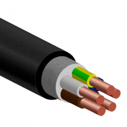 Кабель силовой ВВГнг-FRLSLTX 5х4 ок (А)-1