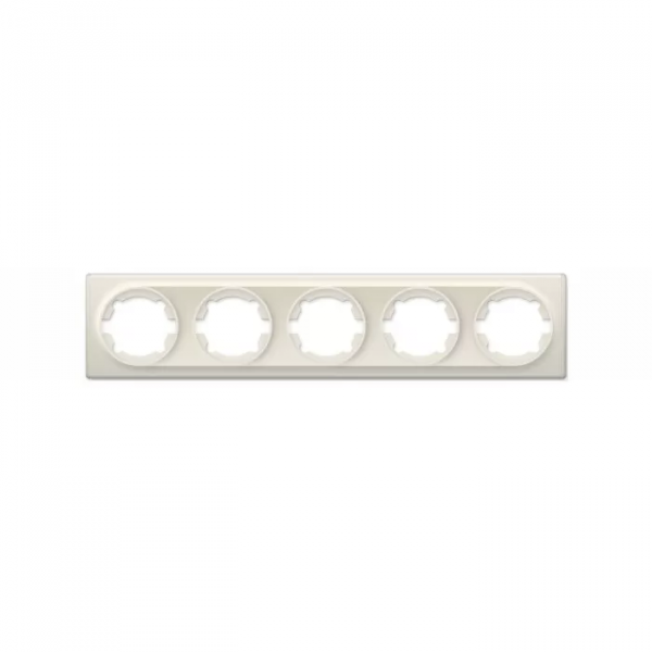 Рамка на 5 приборов, цвет бежевый (серия Florence)
