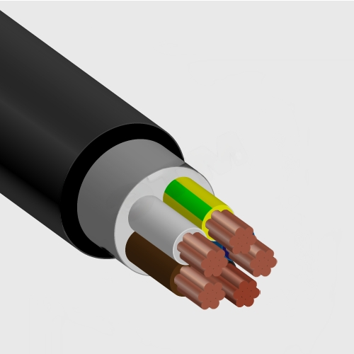 Кабель силовой ВВГнг(А)-FRLSLTx 5x25мк(N.PE)-1    ТРТС