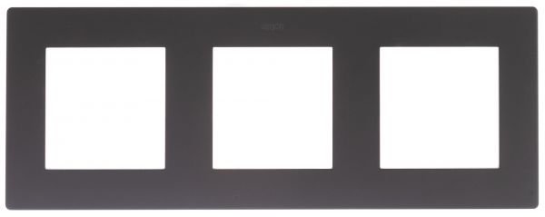 Рамка 3 поста, графит