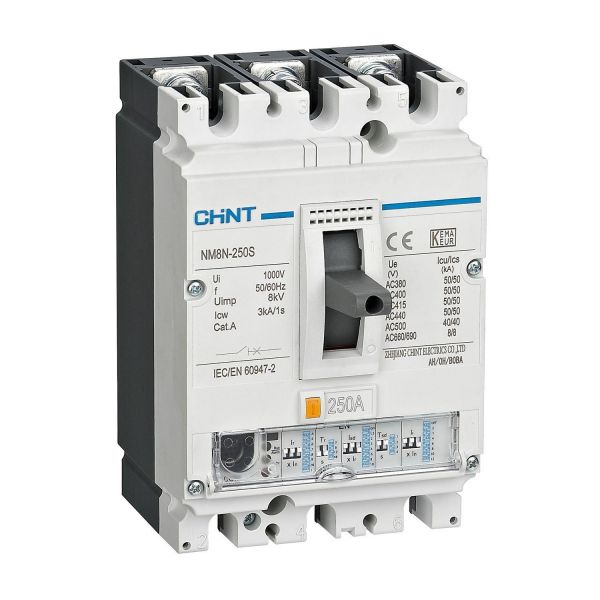 Выключатель автоматический NM8N-630H EN 3P 400А 100кА с электронным расцепителем (R)