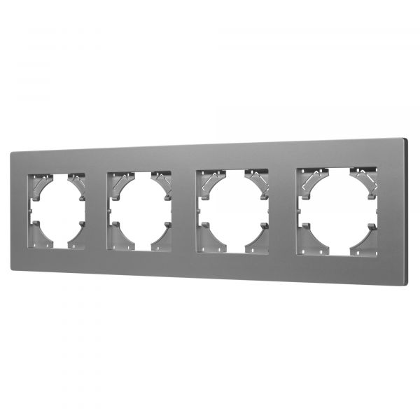 Рамка пластиковая FRM-PERIO-PL-4-GR