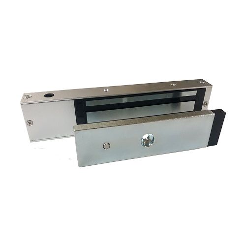 Замок электромагнитный ML-350ALN с герконом 12/24В усилие 350 кг алюминий