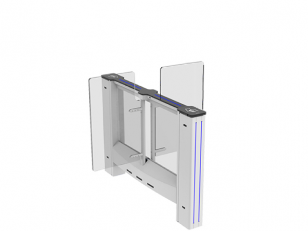 Турникет с распашными створками SWING GATE SWG 90 комбинированный, ширина прохода 550 и 900 мм, высота створки 900 мм, центральный модуль.