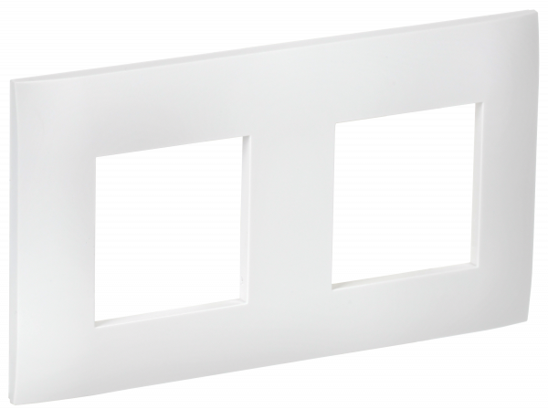 SKANDY Рамка 2-местная SK-F02W арктический белый IEK