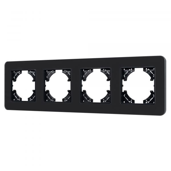 Рамка стеклянная FRM-OMALI-SFGS-4-BK