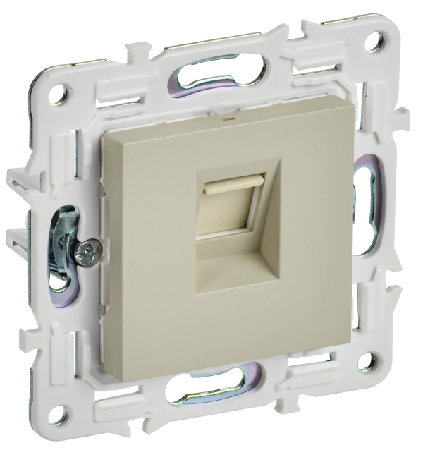 SKANDY Розетка компьютерная RJ45 кат.5E SK-K01B бежевый IEK