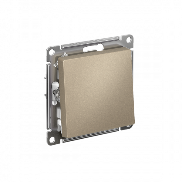 Переключатель одноклавишный ATLASDESIGN схема 6 10АХ механизм шампань