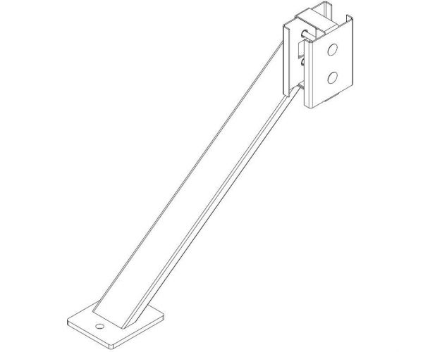 Упор -MB-16.9 для стоек секций ограждения