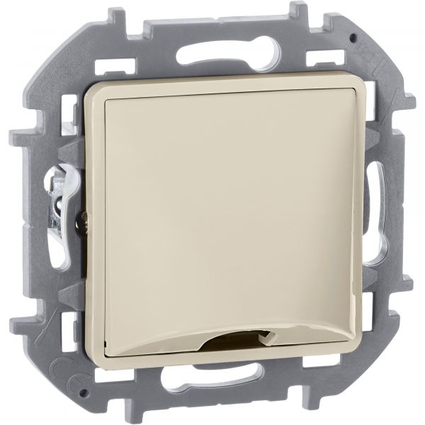 Вывод кабеля с зажимом для кабеля слоновая кость INSPIRIA