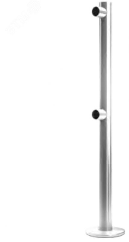 Стойка ограждения двухсторонняя (l-образная) Praktika