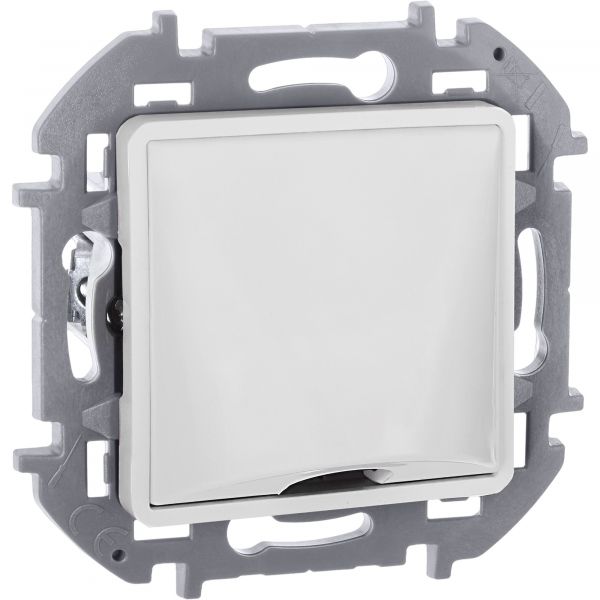 Вывод кабеля с зажимом для кабеля белый INSPIRIA