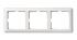 W59 Рамка 3 поста белая