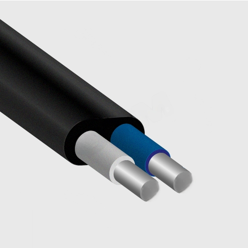 Кабель силовой АВВГ 2х4 (ож)-0.66 плоский однопроволочный