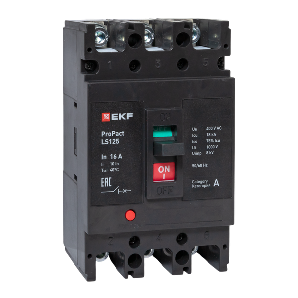 LS125 18кА 3P 16А ProPact EKF