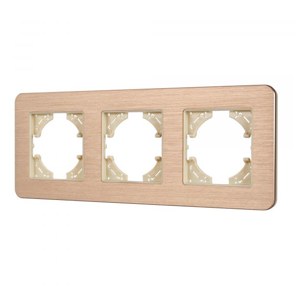 Рамка алюминиевая FRM-AKIRY-AL-3-GD