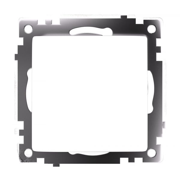 Переключатель перекрестный 1-клавишный (механизм), 250В, 10А, серия Катрин, белый, GLS10-7110-01