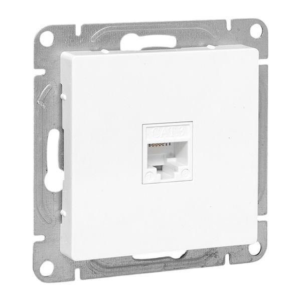 Эпика Механизм розетки RJ11 белый EKF