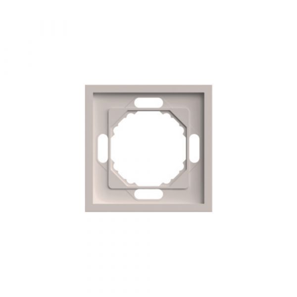 Рамка 1-местная,пластик РС,кашемир soft touch серия Эмили STEKKER