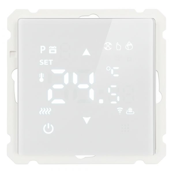 Терморегулятор Wi-Fi (механизм),250В,3500Вт,серия Катрин,белый STEKKER