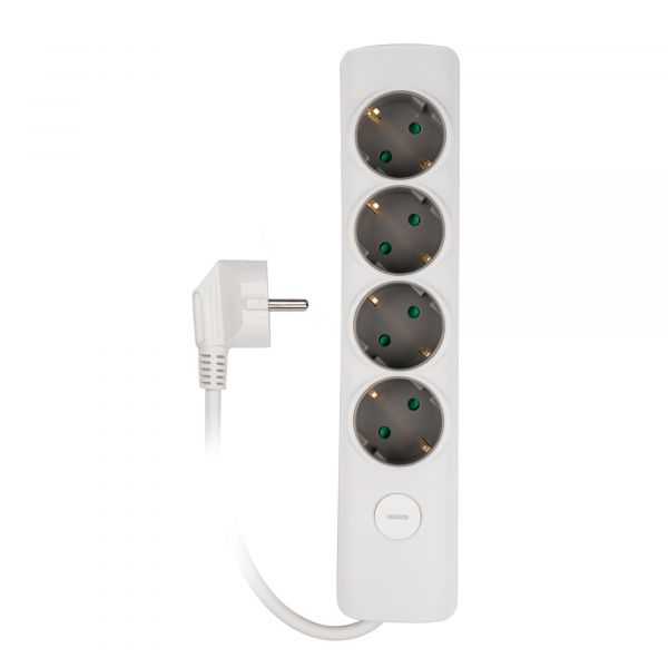 Удлинитель ET-04-500W 4X5,0 заземление, выключатель