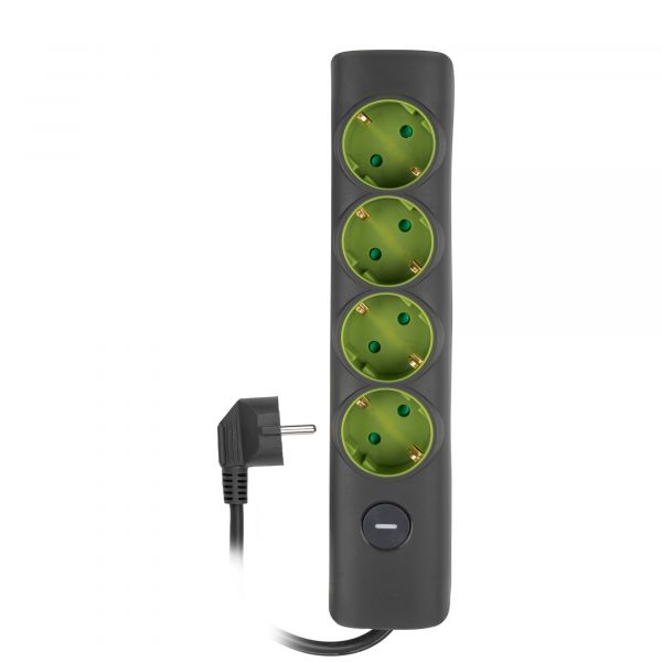 Удлинитель ET-04-300G 4X3,0 заземление, выключатель