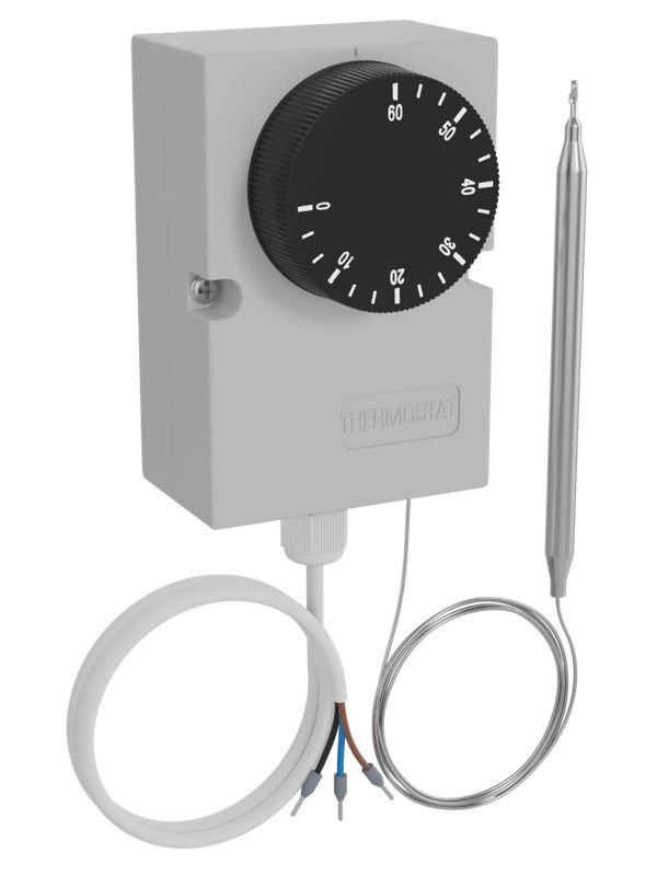 Термостат для помещений от 0 до +60 С, 1,5м, IP54