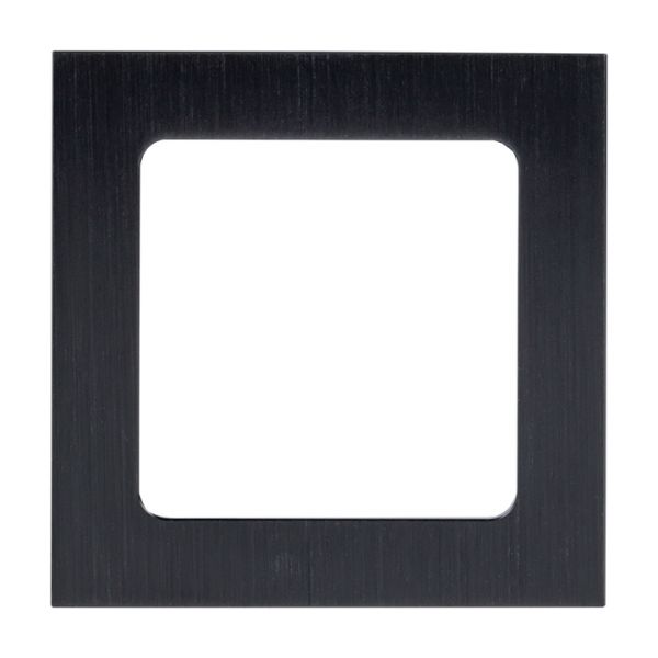 Стокгольм Рамка 1-местная металлическая черная