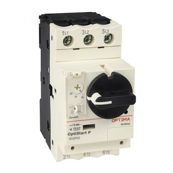 Выключатель автоматический OptiStart P GV2P22 с уставкой расцепителя 20-25A